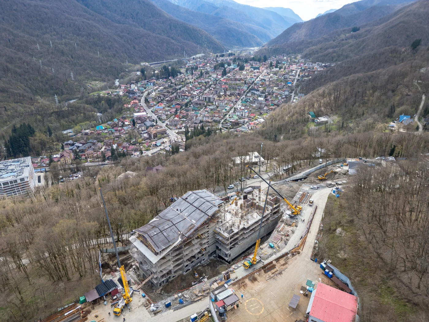Динамика строительства за апрель